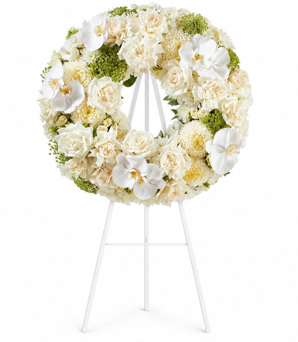 Pure Serenity Sympathy Wreath