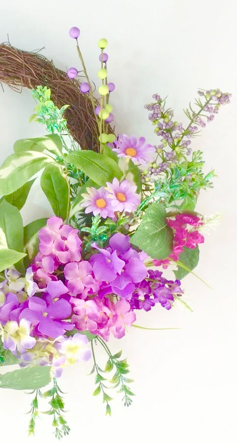 SPRING/SUMMER HALF FLORAL 22"W