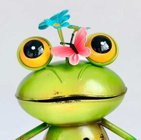 METAL FROG 7.9"H