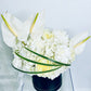 “Ivory Luxe”Premium Hatbox Arrangement