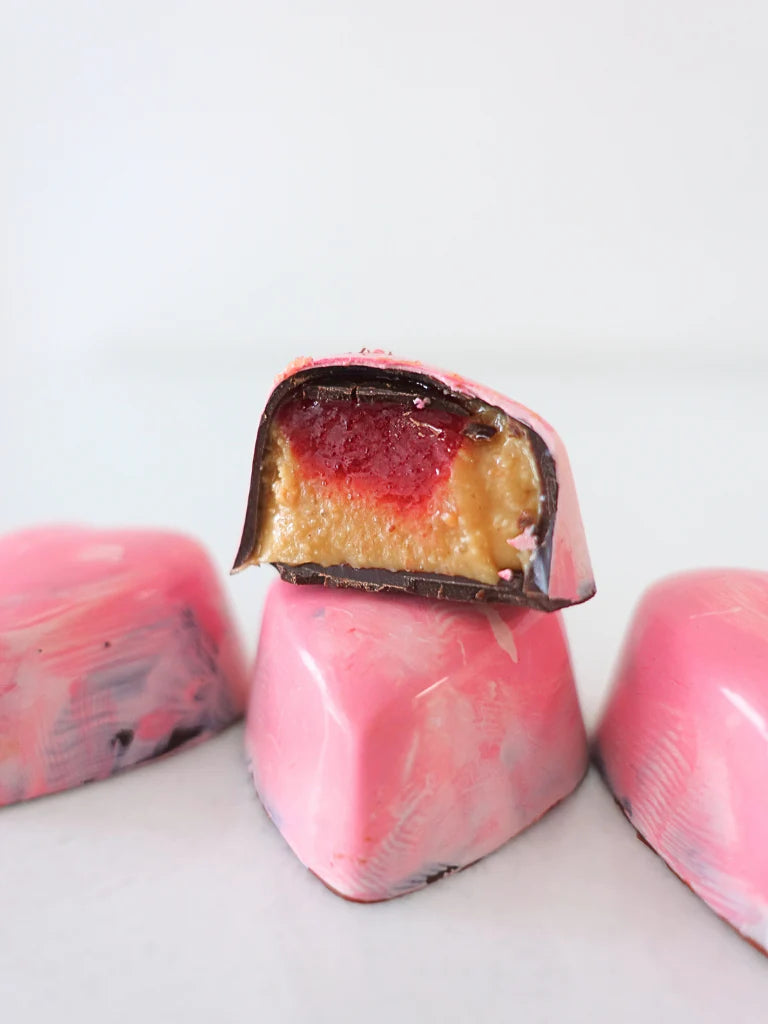 The Perfect Pair PB&J Truffles