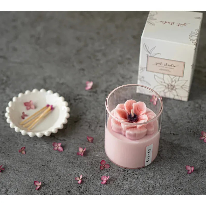 Floral Soy Candle