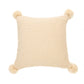 MELON KNITTED CREAM THROW / PILLOW