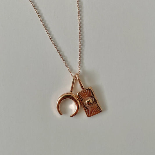 ‘I am one of a kind’ Affirmation Necklace- Rose Gold