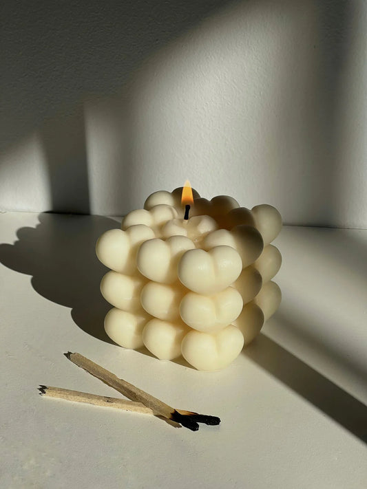 The Heart Cube Candle