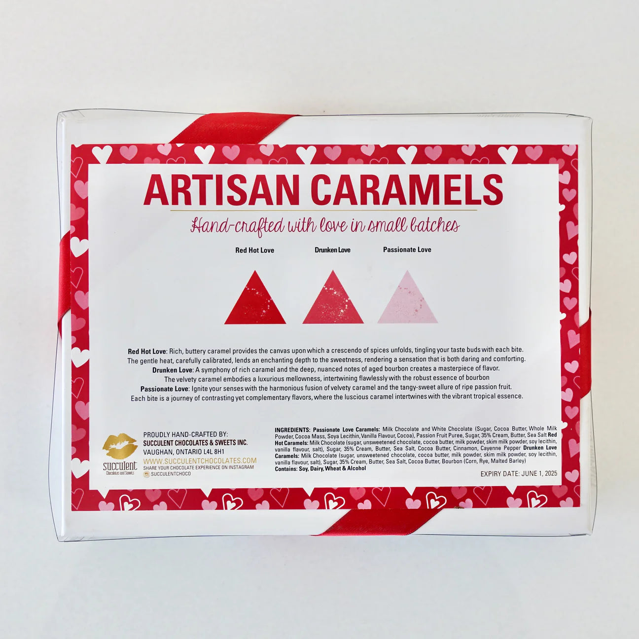 Box of 12 Valentine's Caramels