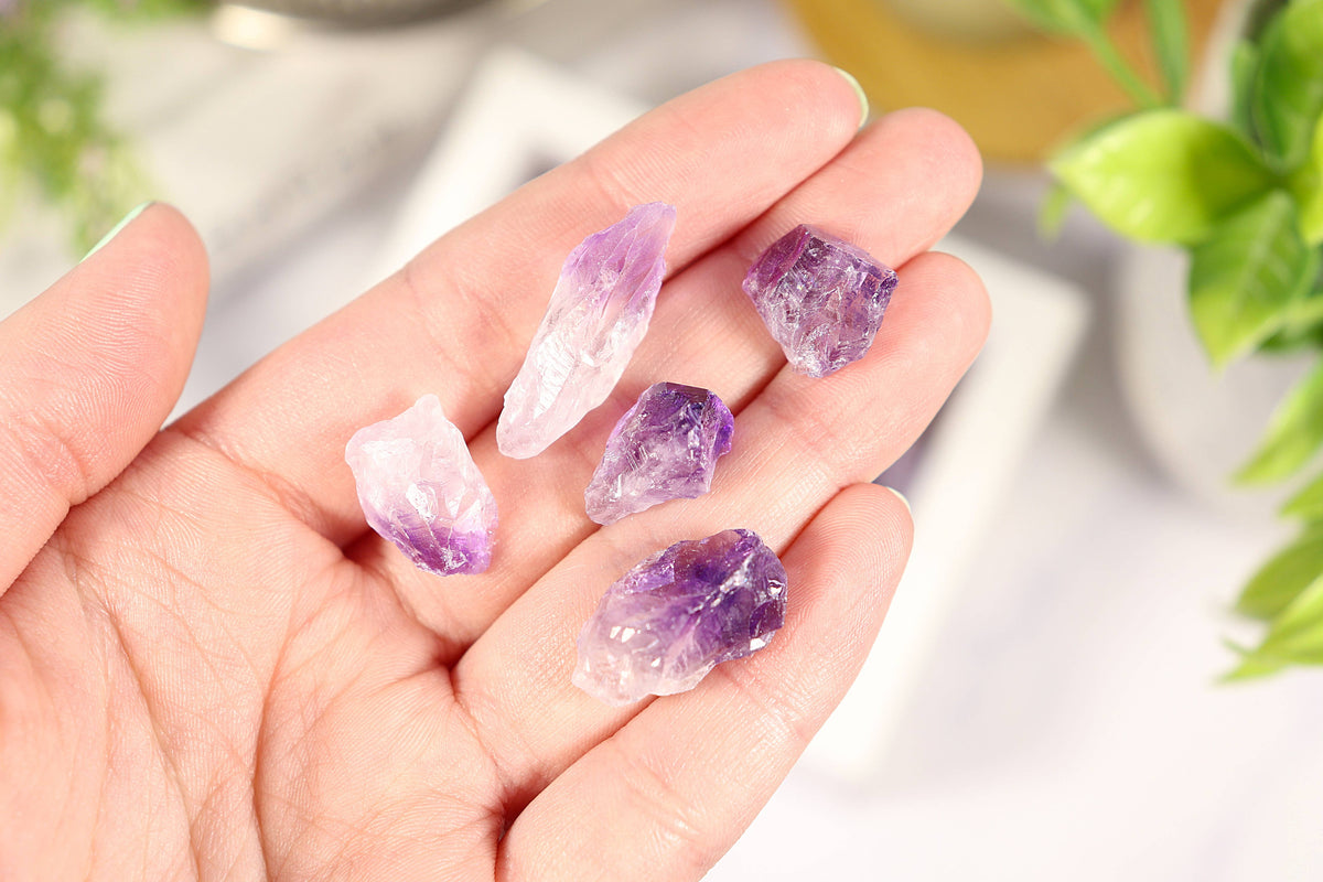 Amethyst Gravel Gem Box - Amethyst Crystal