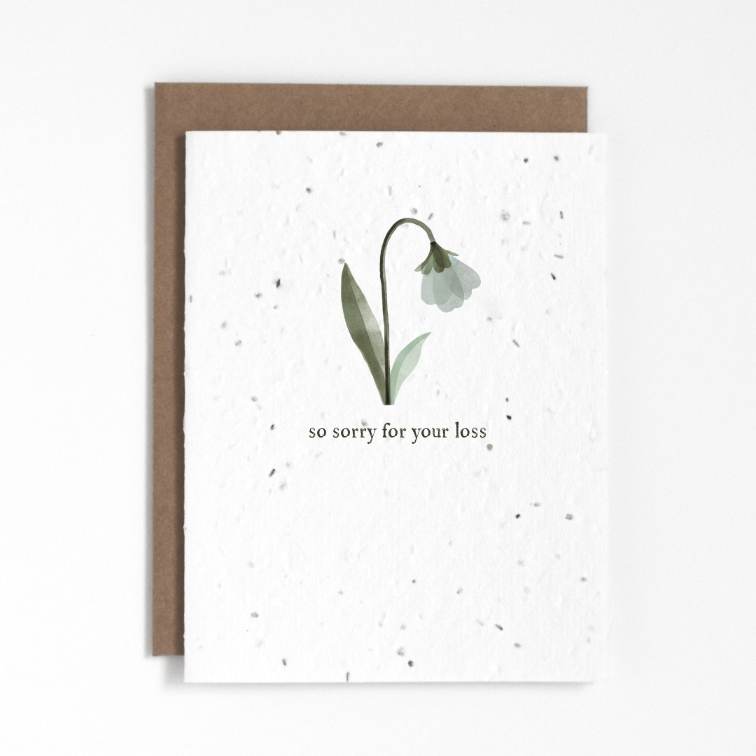 Greeting Card - So Sorry For Your Loss