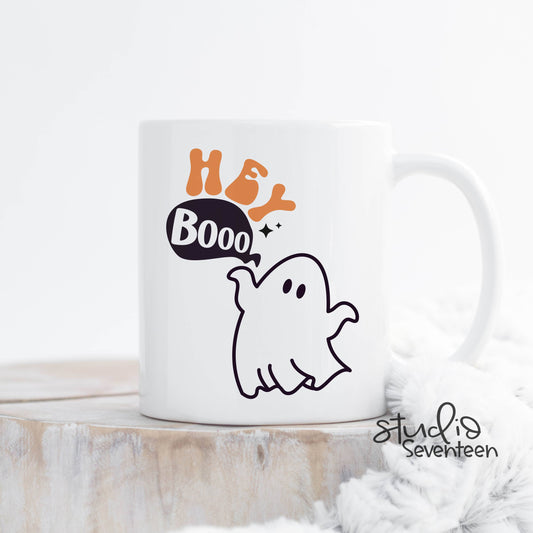 Hey Boo Halloween Coffee Mug