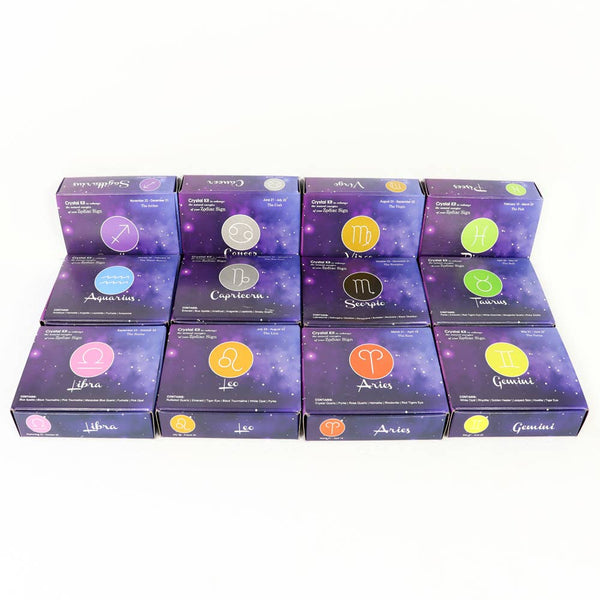 Zodiac Crystal Kit, Horoscope Set