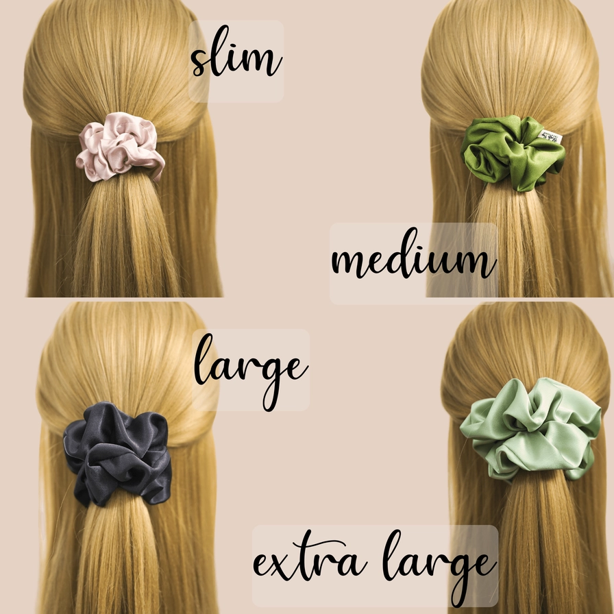 SOFT SATIN SCRUNCHIE - BUILD YOUR SET