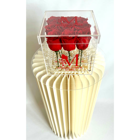 Infinite Rose Box - 9 Stems - MODERN FLOWER STUDIO