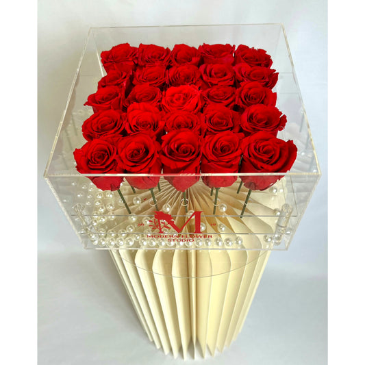 Infinite Rose Box - 25 Roses - MODERN FLOWER STUDIO